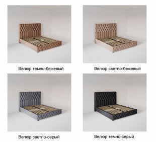 Кровать Версаль 0.9 м с подъемным механизмом в Осе - osa.magazinmebel.ru | фото - изображение 6