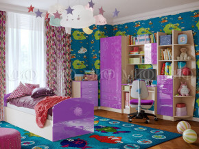Детская комната Юниор-2 Фиолетовый металлик в Осе - osa.magazinmebel.ru | фото