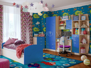 Детская комната Юниор-2 Синий в Осе - osa.magazinmebel.ru | фото - изображение 1