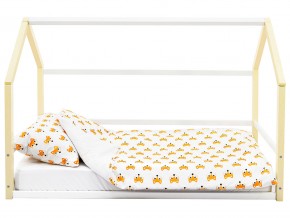 Детская кровать-домик Монтессори Svogen бежево-белый в Осе - osa.magazinmebel.ru | фото - изображение 7
