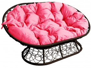 Диван Мамасан с ротангом розовая подушка в Осе - osa.magazinmebel.ru | фото - изображение 1