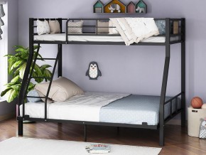 Двухъярусная кровать Гранада-1 140 черный в Осе - osa.magazinmebel.ru | фото - изображение 1