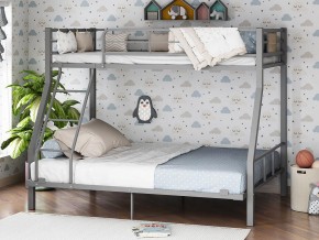 Двухъярусная кровать Гранада-1 140 Серая в Осе - osa.magazinmebel.ru | фото - изображение 1