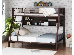 Двухъярусная кровать Гранада-1П 140 коричневый в Осе - osa.magazinmebel.ru | фото