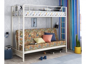 Двухъярусная кровать с диваном Мадлен Слоновая кость-марки в Осе - osa.magazinmebel.ru | фото