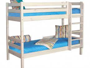 Двухъярусная кровать Соня с прямой лестницей Вариант 9 белая в Осе - osa.magazinmebel.ru | фото - изображение 2