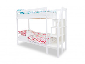 Двухъярусная кровать Svogen белый в Осе - osa.magazinmebel.ru | фото - изображение 1