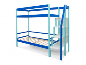 Двухъярусная кровать Svogen мятно-синий в Осе - osa.magazinmebel.ru | фото - изображение 2