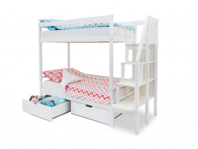 Двухъярусная кровать Svogen с ящиками белый в Осе - osa.magazinmebel.ru | фото - изображение 2