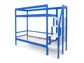 Двухъярусная кровать Svogen с ящиками и бортиком синий в Осе - osa.magazinmebel.ru | фото - изображение 2