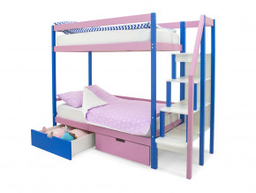Двухъярусная кровать Svogen с ящиками синий-лаванда в Осе - osa.magazinmebel.ru | фото - изображение 2