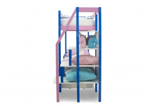 Двухъярусная кровать Svogen с ящиками синий-лаванда в Осе - osa.magazinmebel.ru | фото - изображение 3