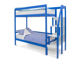 Двухъярусная кровать Svogen синий в Осе - osa.magazinmebel.ru | фото