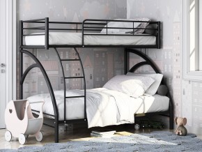 Двухъярусная кровать Виньола 2 Черная в Осе - osa.magazinmebel.ru | фото - изображение 1