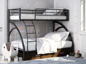 Двухъярусная кровать Виньола-2 Я черный в Осе - osa.magazinmebel.ru | фото - изображение 1