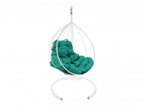 Кокон Капля без ротанга зелёная подушка в Осе - osa.magazinmebel.ru | фото - изображение 1