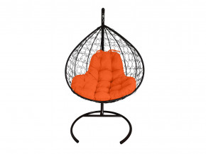 Кокон XL с ротангом оранжевая подушка в Осе - osa.magazinmebel.ru | фото - изображение 1