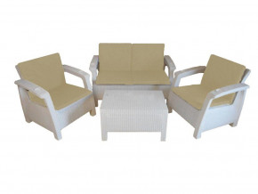 Комплект уличной мебели Yalta Premium Terrace Set белый в Осе - osa.magazinmebel.ru | фото - изображение 1