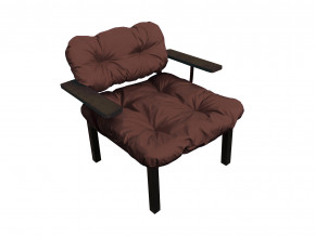Кресло Дачное коричневая подушка в Осе - osa.magazinmebel.ru | фото