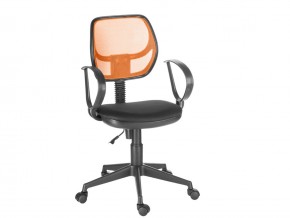 Кресло компьютерное Флеш Рондо черный/оранжевый в Осе - osa.magazinmebel.ru | фото - изображение 1