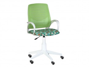 Кресло компьютерное Ирис white kids стандарт зеленый-Т-58 в Осе - osa.magazinmebel.ru | фото