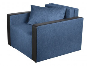 Кресло-кровать Милена с подлокотниками велюр синий в Осе - osa.magazinmebel.ru | фото