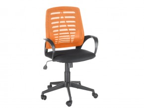 Кресло оператора Ирис стандарт оранжевый/черный в Осе - osa.magazinmebel.ru | фото - изображение 1