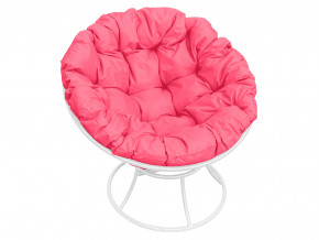 Кресло Папасан без ротанга розовая подушка в Осе - osa.magazinmebel.ru | фото