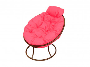 Кресло Папасан мини без ротанга розовая подушка в Осе - osa.magazinmebel.ru | фото