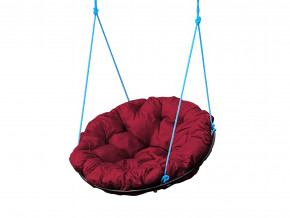 Кресло Папасан подвесное бордовая подушка в Осе - osa.magazinmebel.ru | фото - изображение 1
