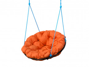 Кресло Папасан подвесное оранжевая подушка в Осе - osa.magazinmebel.ru | фото - изображение 1