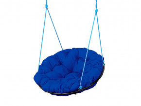Кресло Папасан подвесное синяя подушка в Осе - osa.magazinmebel.ru | фото