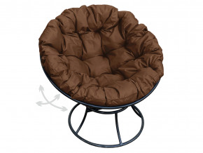 Кресло Папасан пружинка без ротанга коричневая подушка в Осе - osa.magazinmebel.ru | фото
