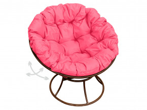 Кресло Папасан пружинка без ротанга розовая подушка в Осе - osa.magazinmebel.ru | фото - изображение 1