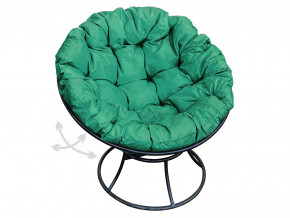 Кресло Папасан пружинка без ротанга зелёная подушка в Осе - osa.magazinmebel.ru | фото - изображение 1