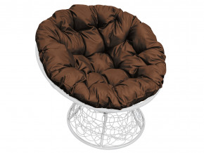 Кресло Папасан с ротангом коричневая подушка в Осе - osa.magazinmebel.ru | фото - изображение 1