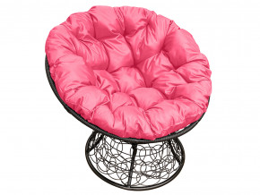 Кресло Папасан с ротангом розовая подушка в Осе - osa.magazinmebel.ru | фото - изображение 1