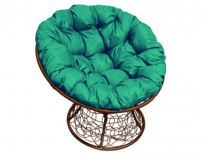 Кресло Папасан с ротангом зелёная подушка в Осе - osa.magazinmebel.ru | фото