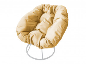 Кресло Пончик без ротанга бежевая подушка в Осе - osa.magazinmebel.ru | фото