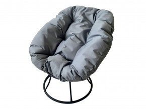 Кресло Пончик без ротанга серая подушка в Осе - osa.magazinmebel.ru | фото - изображение 1