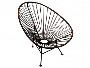 Кресло Ракушка с ротангом коричневый в Осе - osa.magazinmebel.ru | фото