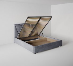 Кровать Геометрия 1.2 м с подъемным механизмом в Осе - osa.magazinmebel.ru | фото - изображение 3