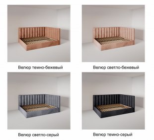 Кровать Вертикаль угловая 0.8 м с ортопедическим основанием в Осе - osa.magazinmebel.ru | фото - изображение 6