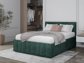 Кровать 1400 Лана зеленый велюр в Осе - osa.magazinmebel.ru | фото