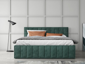 Кровать 1400 Лана зеленый велюр в Осе - osa.magazinmebel.ru | фото - изображение 2