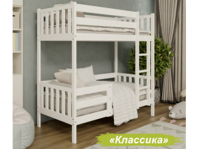 Кровать 2-х ярусная Аист-2 Классика белый 1800х900 мм в Осе - osa.magazinmebel.ru | фото