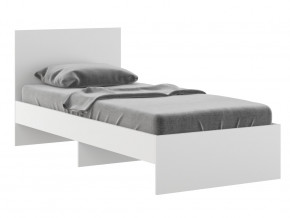 Кровать 900 Осло модуль М11 с настилом Лайт Белый в Осе - osa.magazinmebel.ru | фото