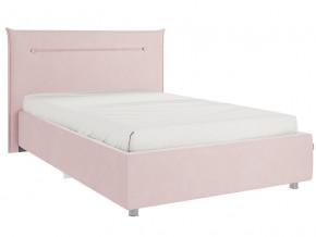 Кровать Альба 1200 велюр нежно-розовый в Осе - osa.magazinmebel.ru | фото - изображение 1