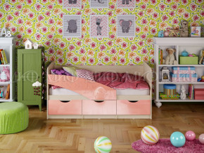 Кровать Бабочки 1600 Розовый металлик в Осе - osa.magazinmebel.ru | фото