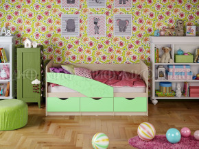 Кровать Бабочки 1600 Салатовый в Осе - osa.magazinmebel.ru | фото